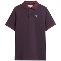 Bordeaux Barbour Mens Sports Polo Mix