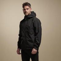 Black Musto Land Rover Mens Lite Rain Jacket