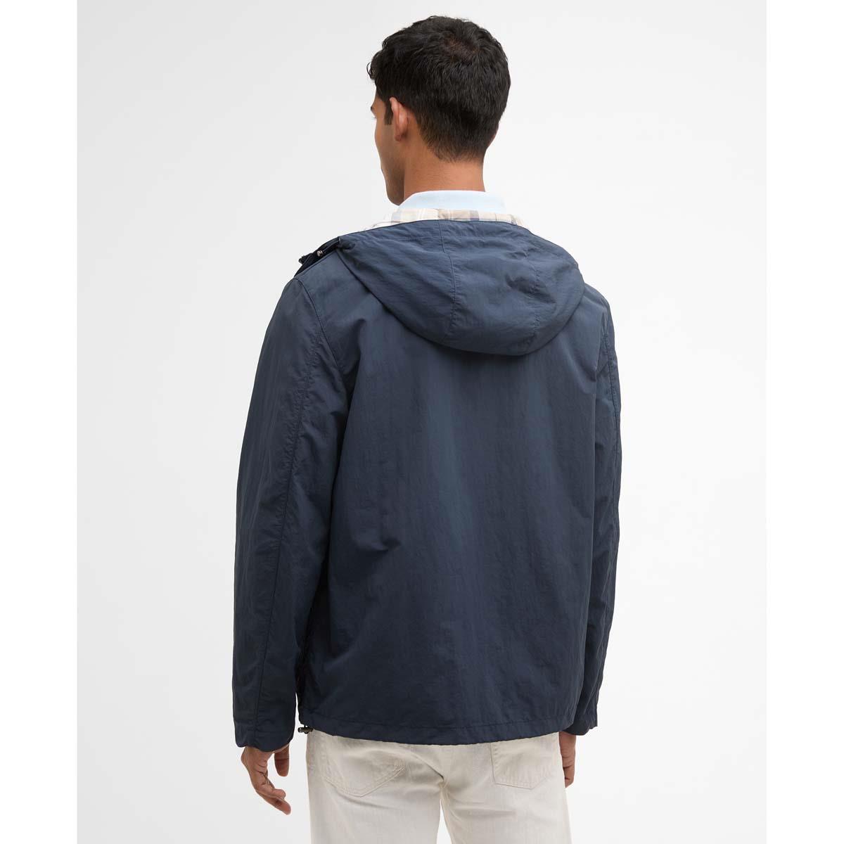 Navy Baywick Showerproof Jacket back