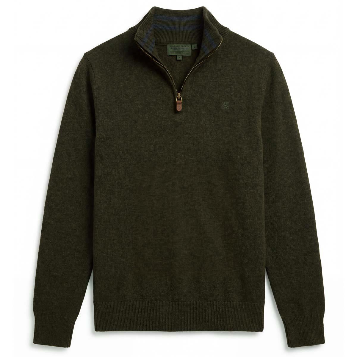 Holland Cooper Mens Fine Quarter Zip Knit Jumper