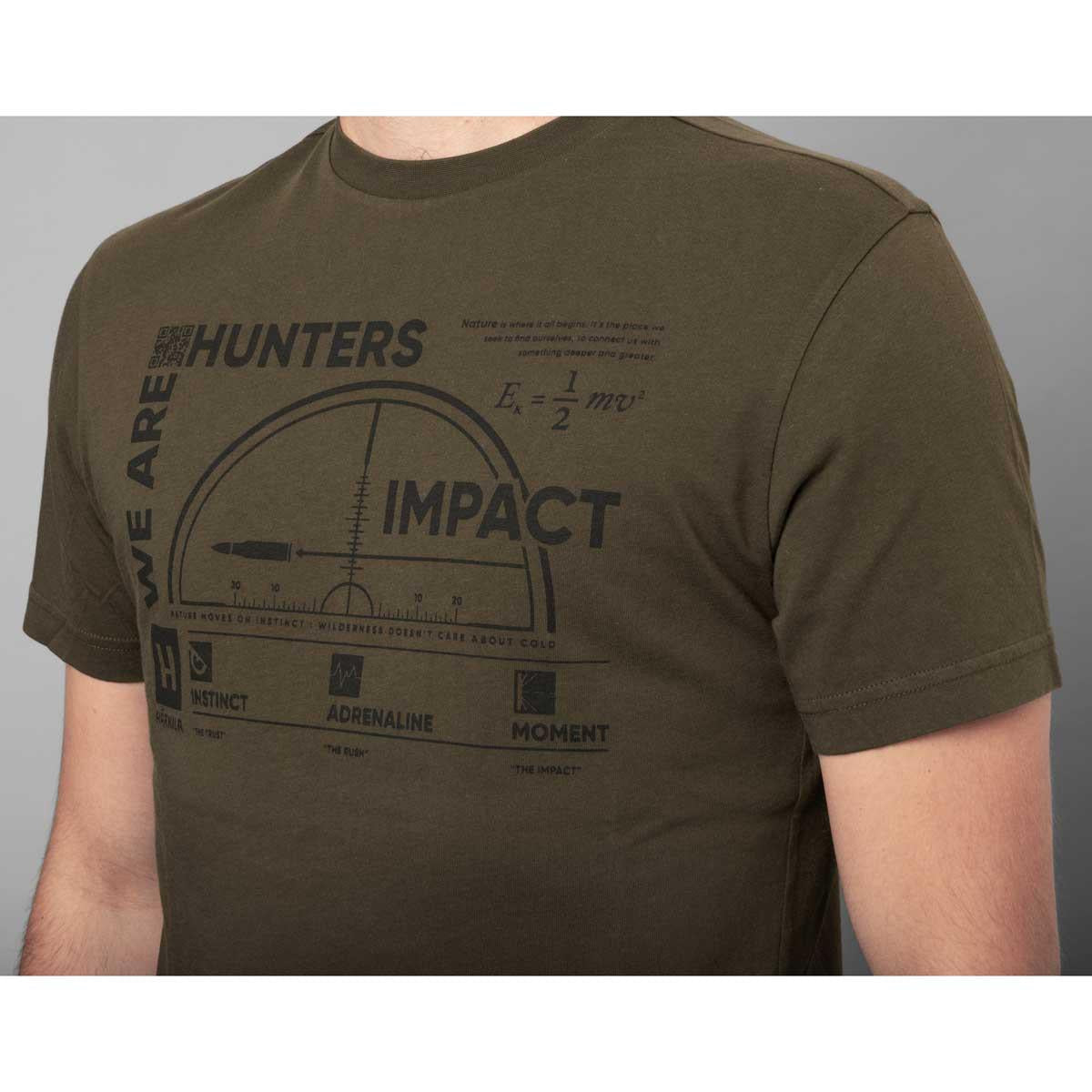 Willow Green Harkila Mens Impact T-Shirt LOGO