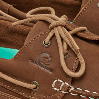 Chatham x Joules Womens Cove Deck Shoe tan details