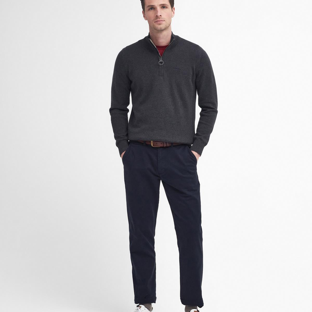 Barbour Mens Washed Stretch Twill Tailored Fit Trouser