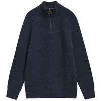 Barbour Mens Essential Fleck Half Zip Jumper