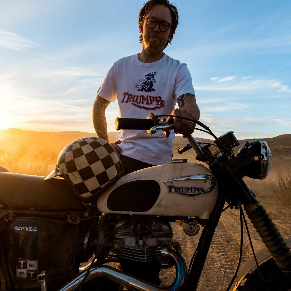Triumph Mens Archive Graphic Tee