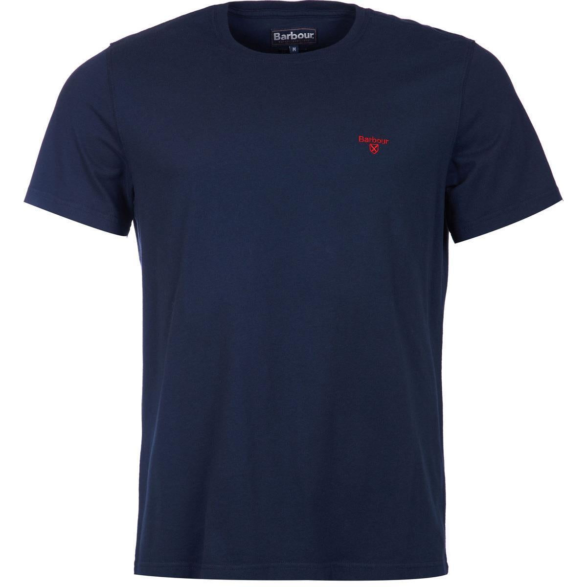 Black Barbour Mens Sports Tee
