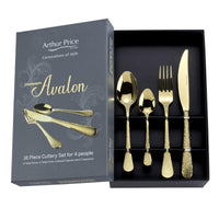 Arthur Price Champagne Avalon 16 Piece Cutlery Set