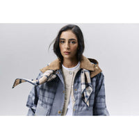 Dress Indigo Tartan Barbour Kinsale Head/Neck Scarf lifestyle