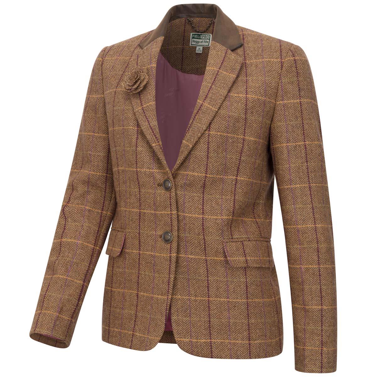 Hoggs Of Fife Womens Eden Tweed Hacking Jacket