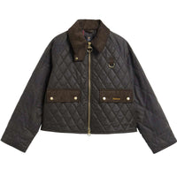 Barbour Womens Tartan Reimagined Icons Tartan Quilted Spey Wax Jacket