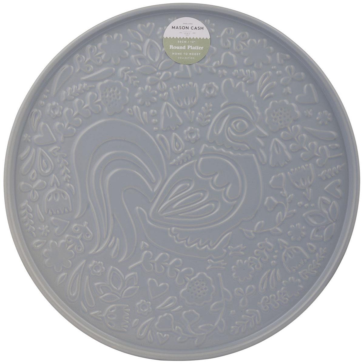 Mason Cash Home To Roost Round Platter