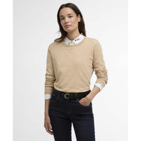 Safari Barbour Womens Clover Knitted Jumper front