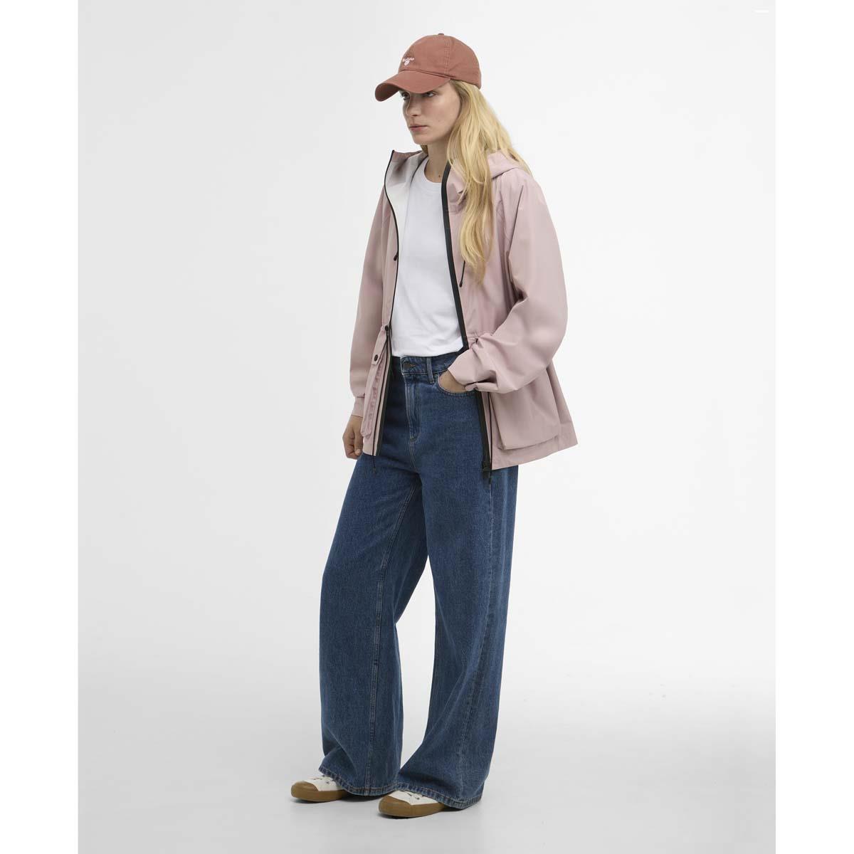 Gardenia/Fondant Barbour Womens Dovecragg Waterproof Jacket model