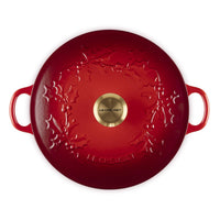 Le Creuset Classic Cast Iron Holly Soup Pot 26cm