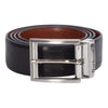Black/Chestnut Brown Barbour Mens Fife Reversible Leather Belt