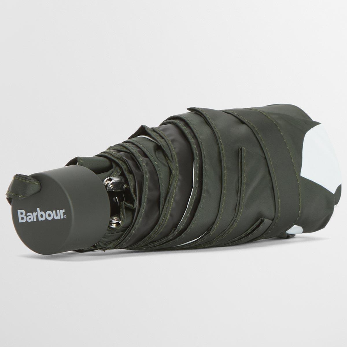 Barbour Green Barbour Logo Mini Umbrella wrapped