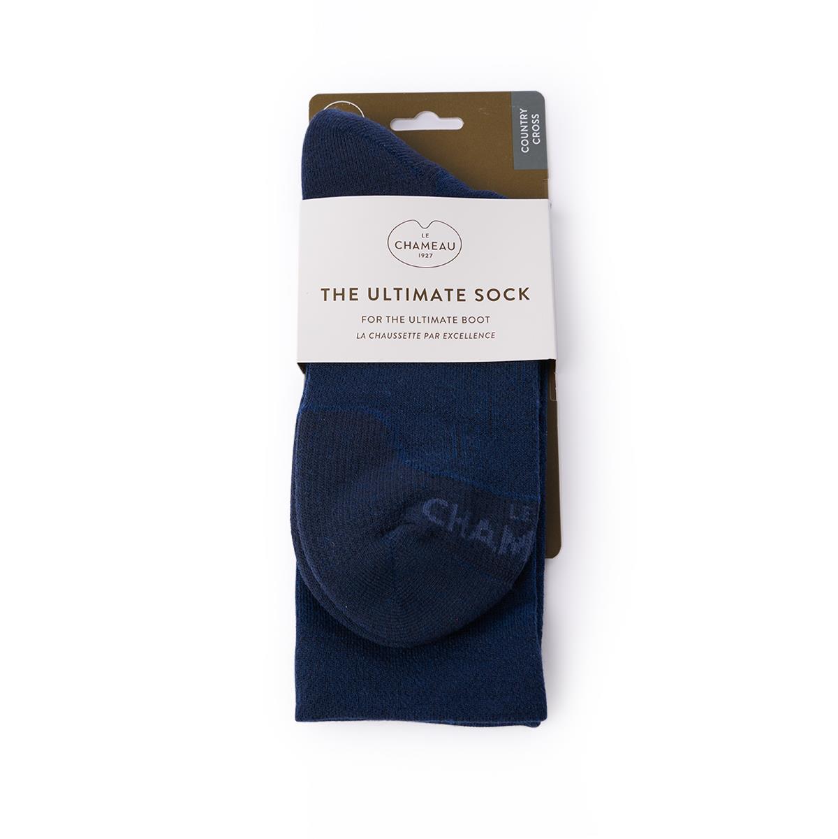 Navy Le Chameau Mens Country Cross Socks