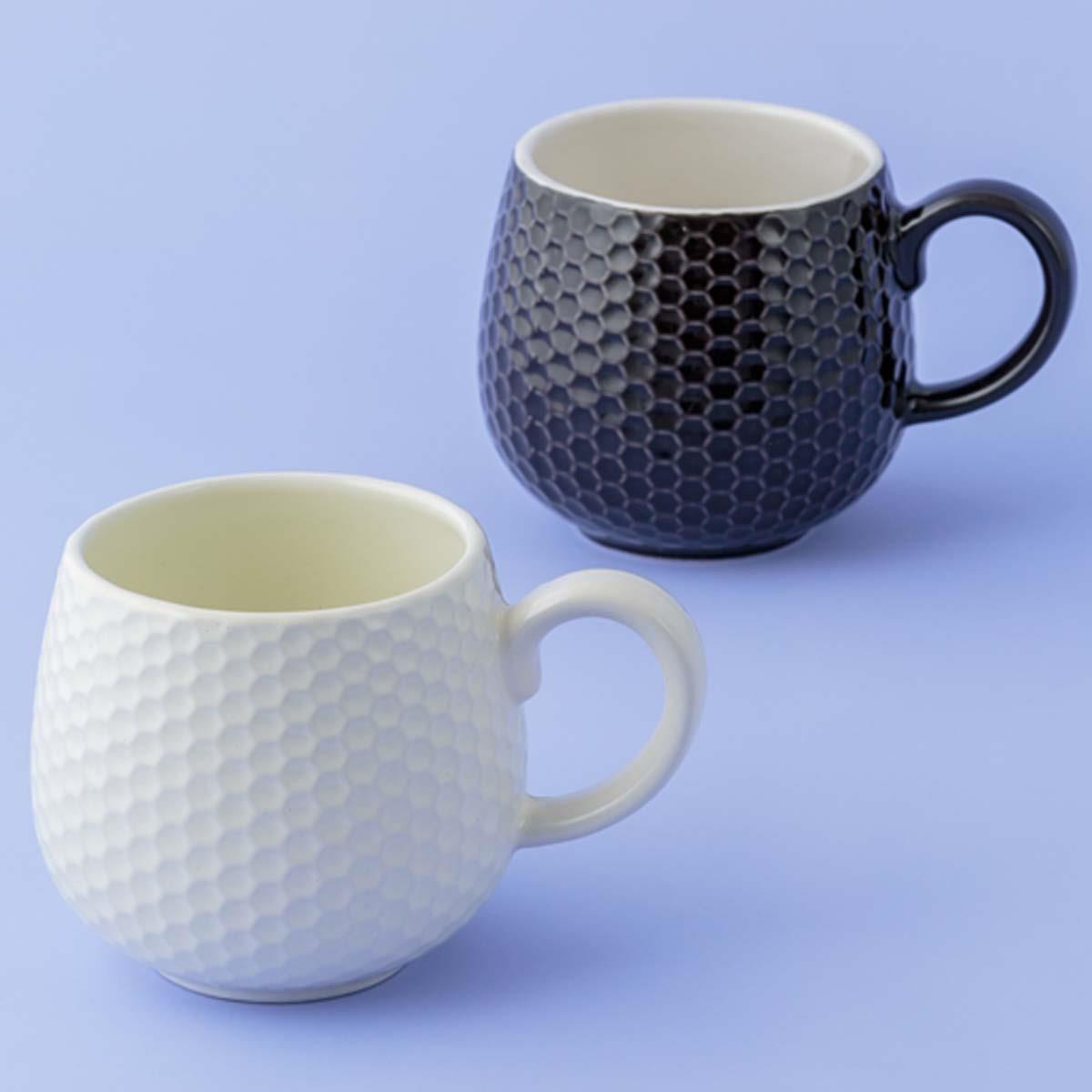 Mason Cash Embossed Honeycomb Mug Cream LS3