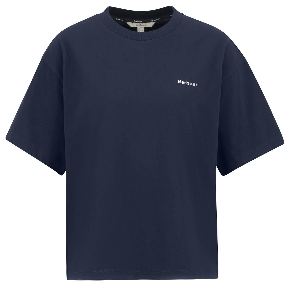 Navy Barbour Womens Jema Top