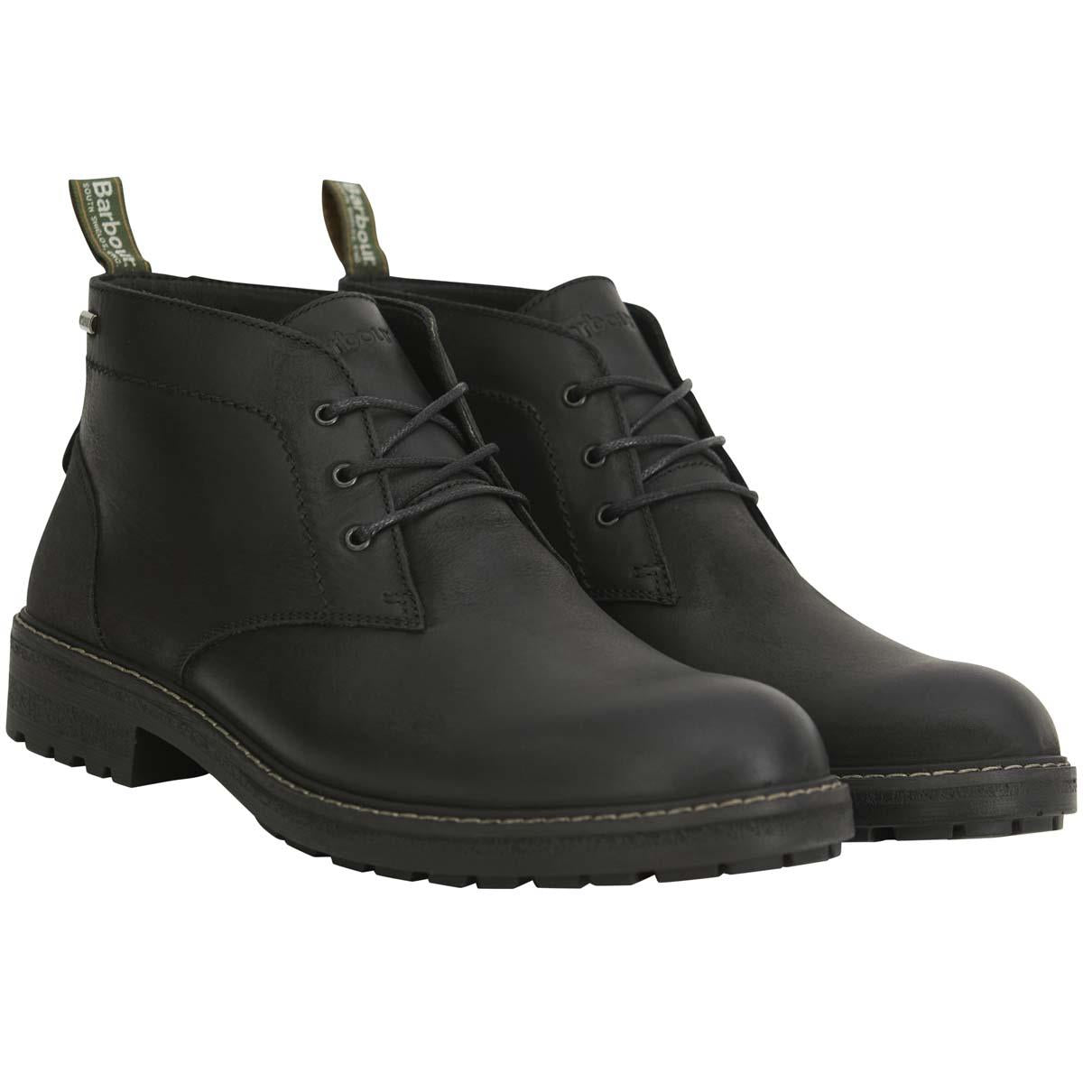 Black Barbour Mens Shawdon Chukka Boot