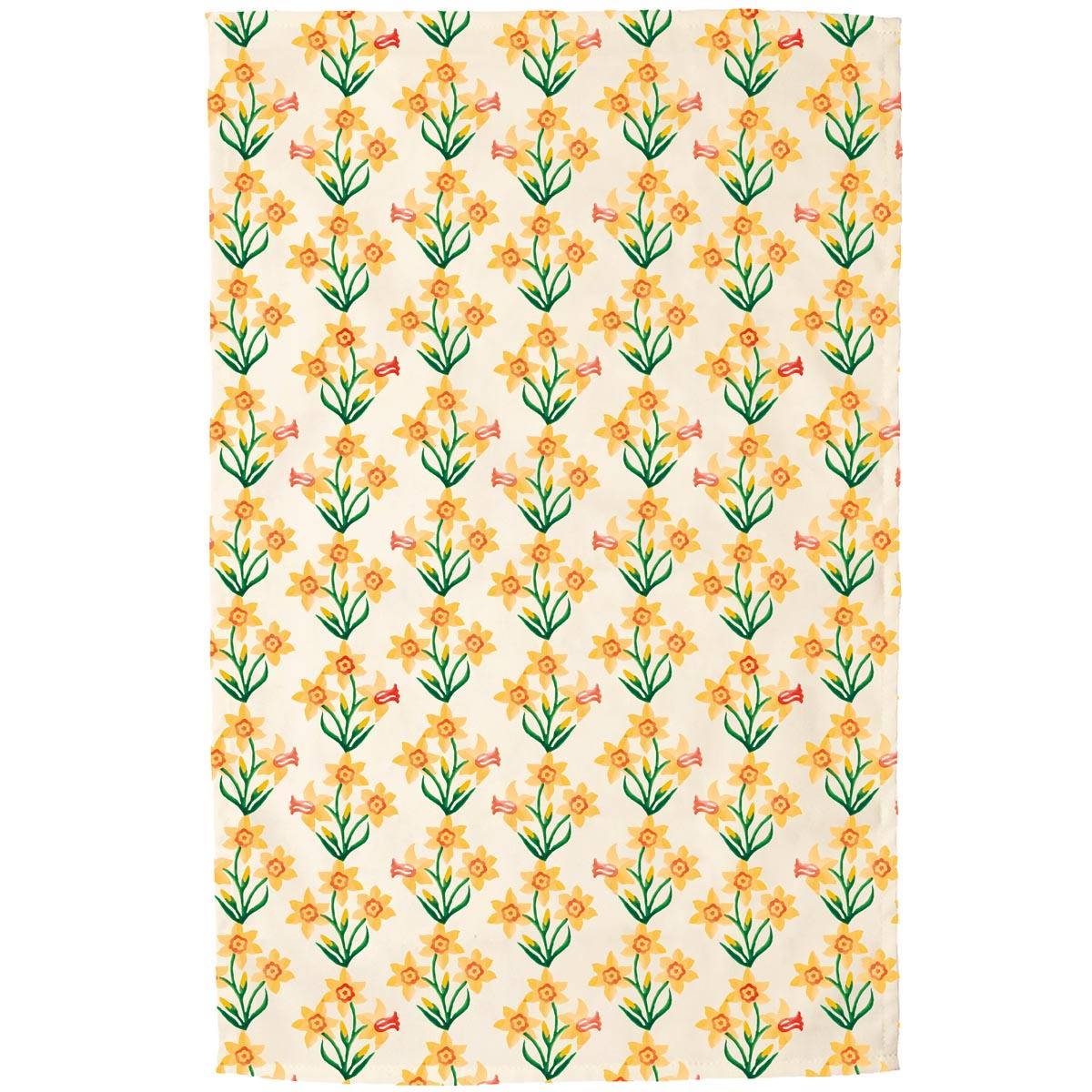 Emma Bridgewater Windblown Daffodils Tea Towel