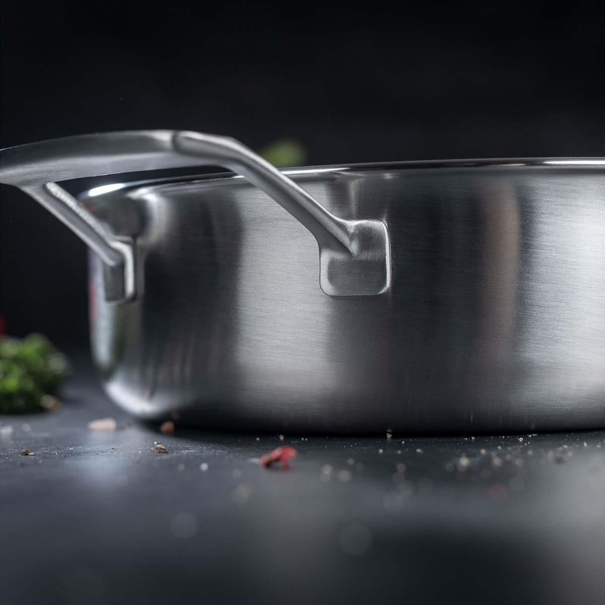 Kuhn Rikon Culinary Fiveply Saute Pan Uncoated LS4