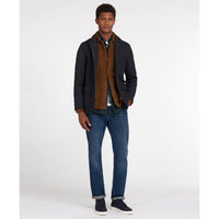 Navy Barbour Lutz Quilted Jacket Lifestyle