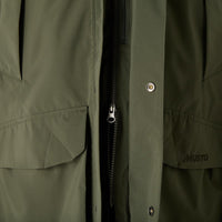Deep Green Musto Mens Country Fenland Stretch Waterproof Jacket Detail