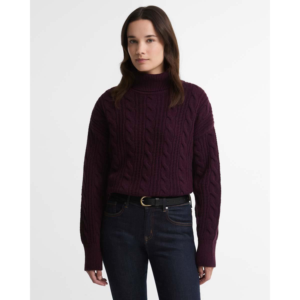 Barbour Womens Agatha Knitted Jumper FRONT2