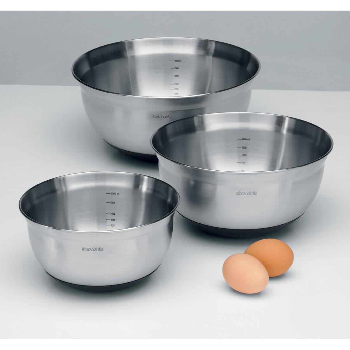 Brabantia Profile Mixing Bowl Set of 3