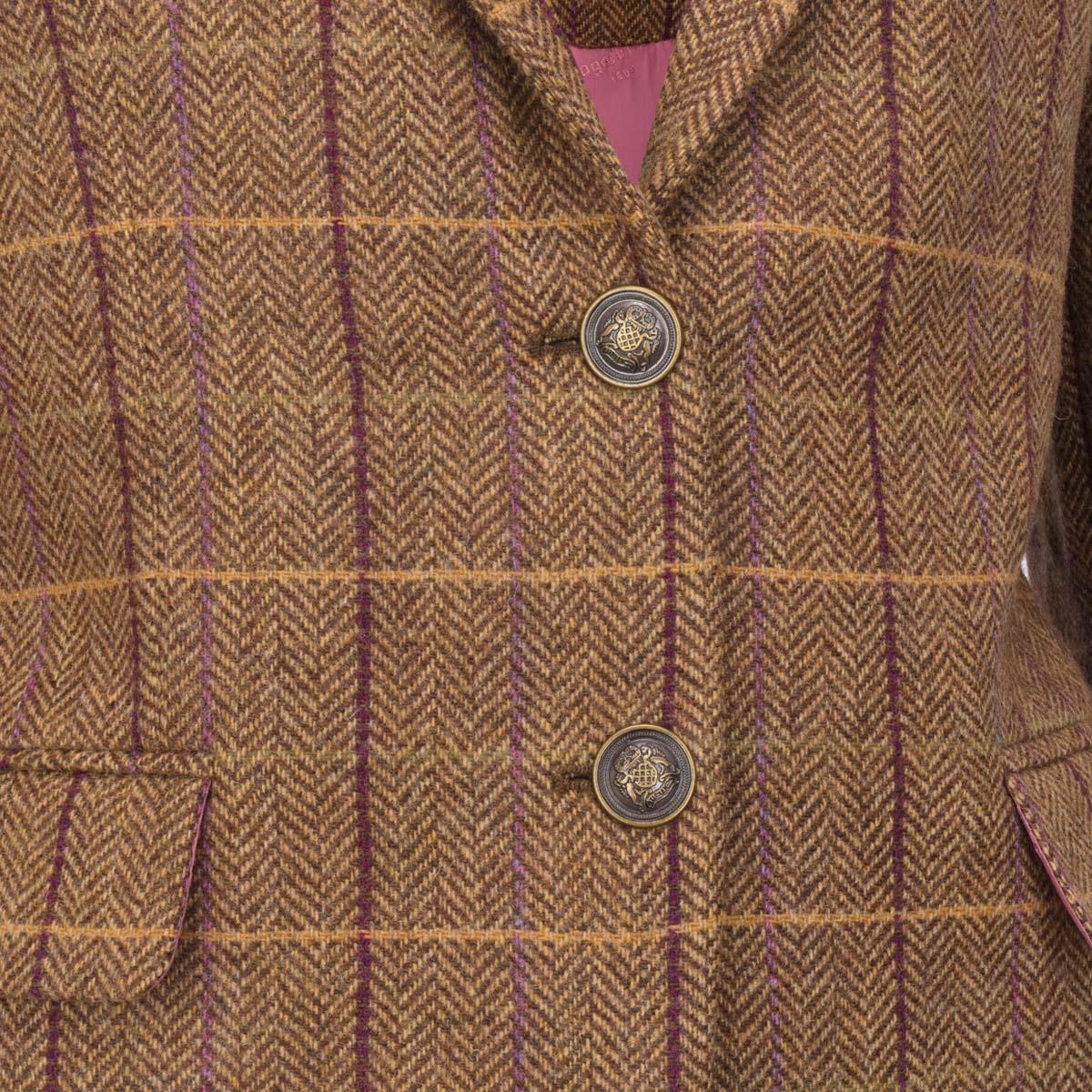 Hoggs Of Fife Womens Eden Tweed Hacking Jacket