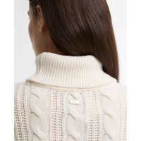 ECRU Barbour Womens Agatha Knitted Jumper BACK