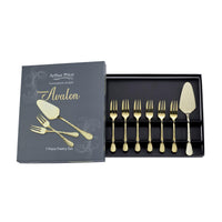 Arthur Price Champagne Avalon 7 Piece Pastry Set