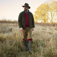 Olive Alan Paine Mens Mossley Wind Stopper Jacket Lifestyle