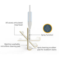 Joseph Joseph CleanTech 2-In-1 Spray Mop Features