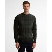 Barbour Mens Mineral Tartan Crew Jumper