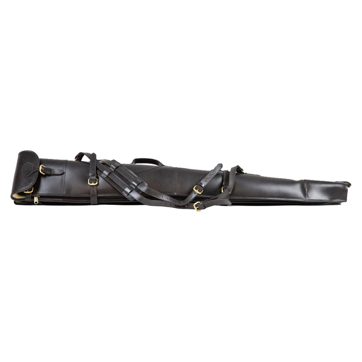 Teales Premier Double Gun Slip in Dark Brown