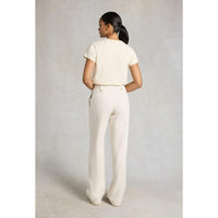 Ecru Holland Cooper Womens Ivy League Tee T-Shirt Rear
