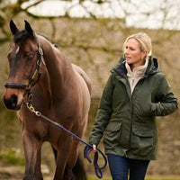 Deep Green Musto Womens Outdoor Country Burnham Waterproof Jacket Lifestyle Horse