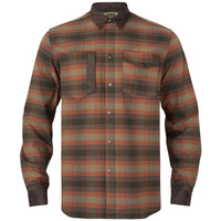 Autumn Orange Check Harkila Mens Aivak Shirt