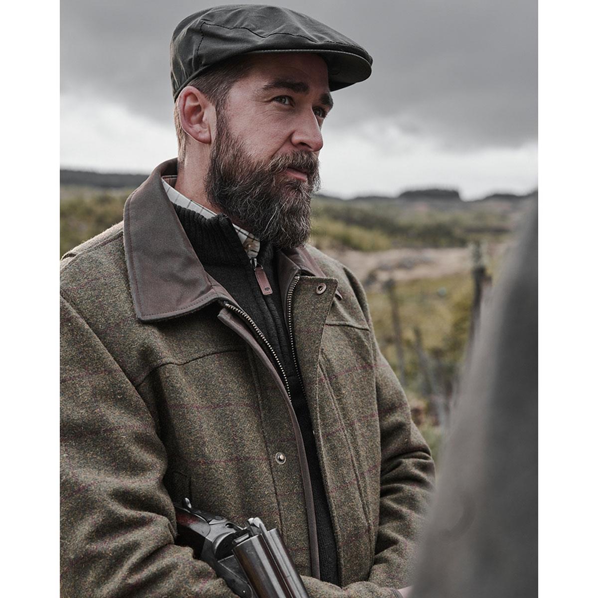 Hoggs of Fife Mens Tummel Tweed Field Coat