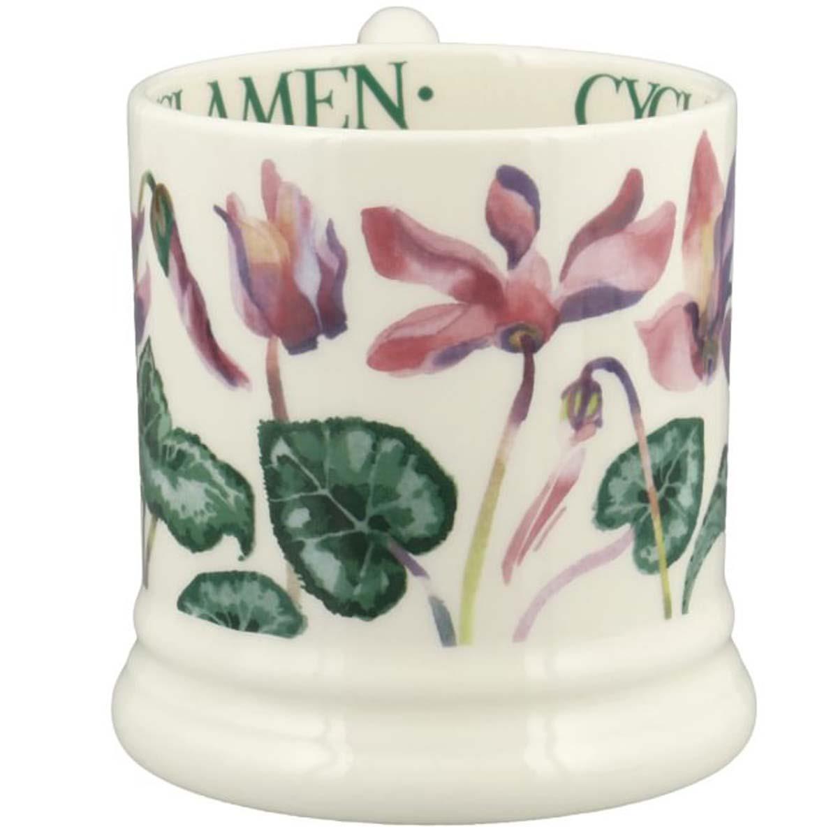 Emma Bridgewater Flowers Cyclamen Half Pint Mug