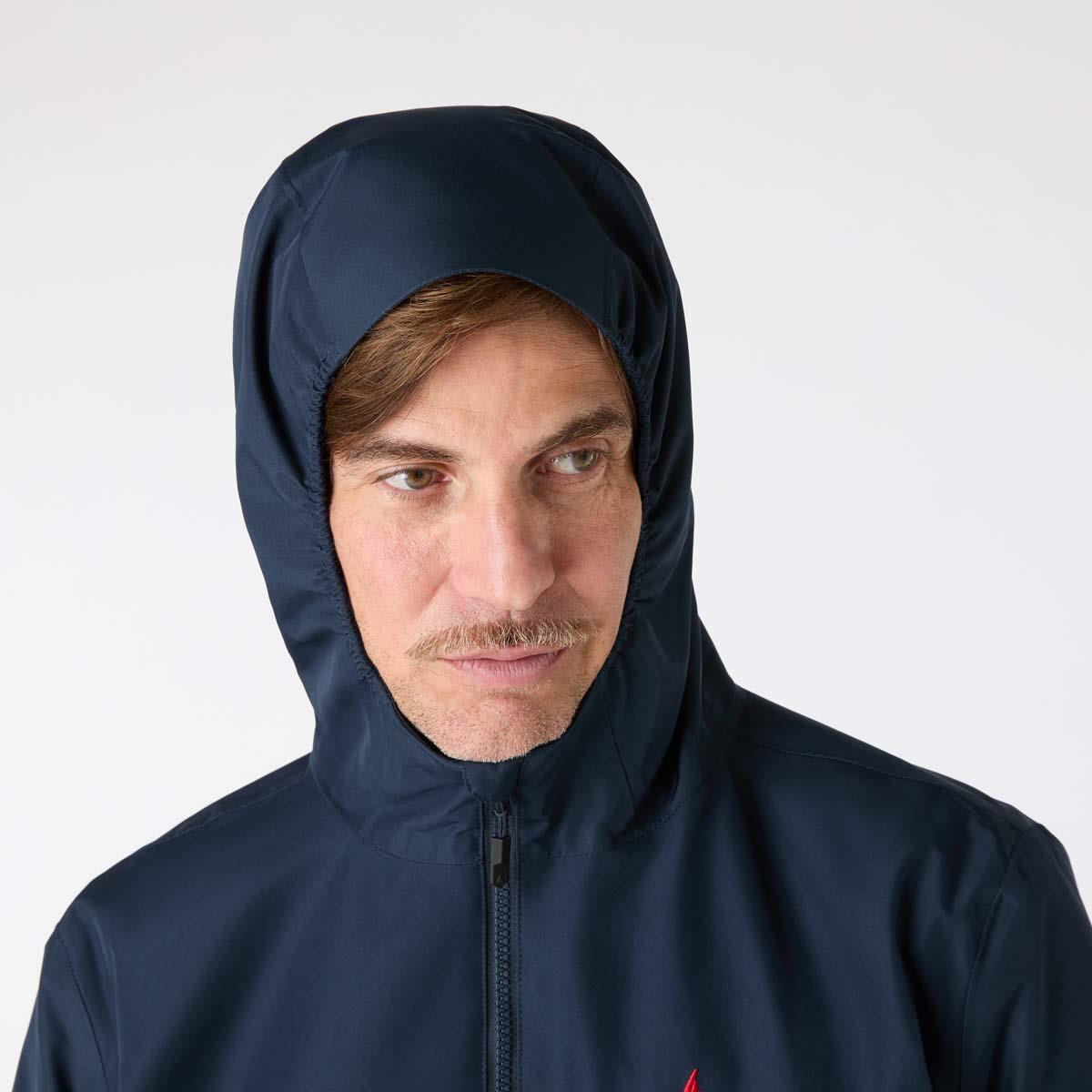 Navy Musto Mens Original Rain Jacket hood