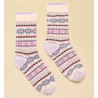 Joules Womens Lucille Fairisle Socks