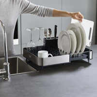 Grey Joseph Joseph Extend Steel Expandable Dish Rack LS