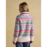 Joules Womens Allaway Fairisle Quarter Zip Jumper