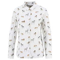 Dog Print II Barbour Womens Safari Shirt