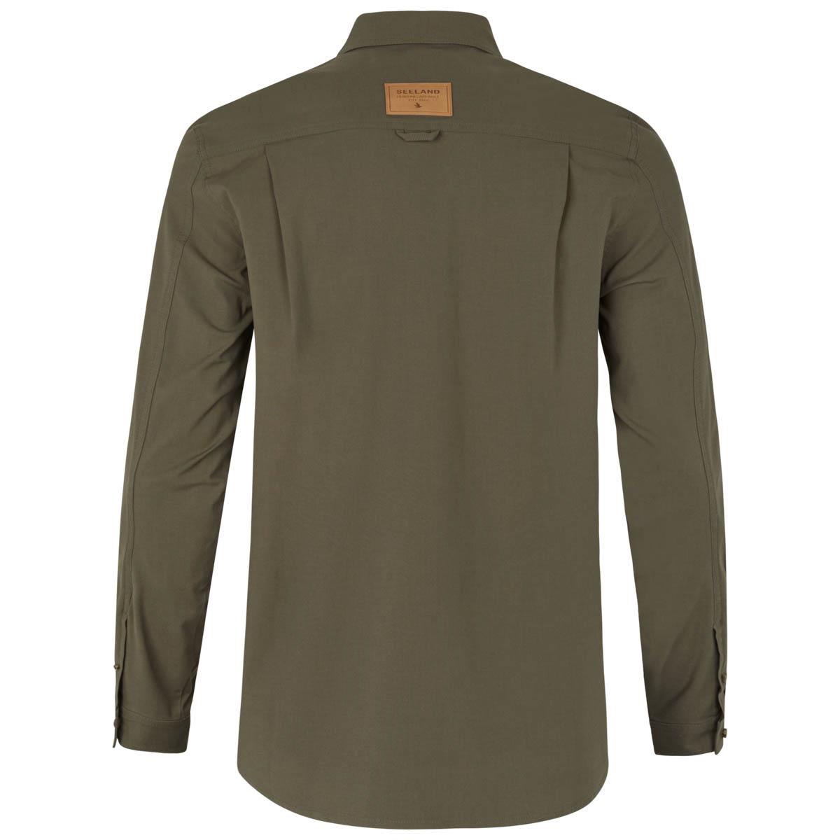 Grape Leaf Seeland Mens Selous Cargo Shirt Back