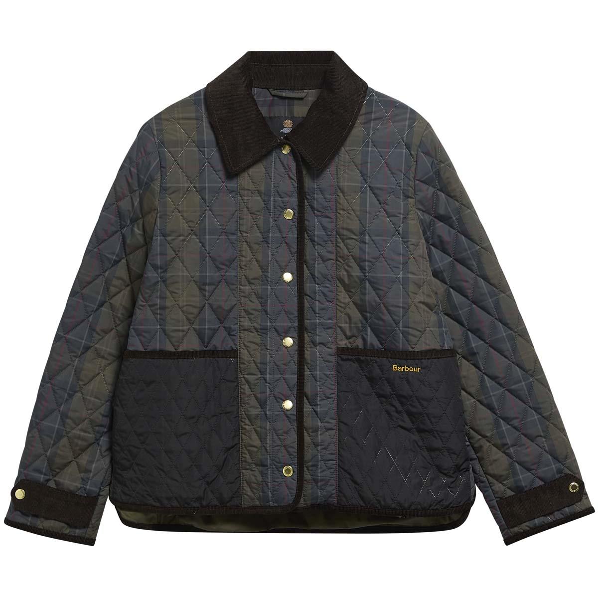 Barbour Womens Ainsdale Checked Quilted Jacket