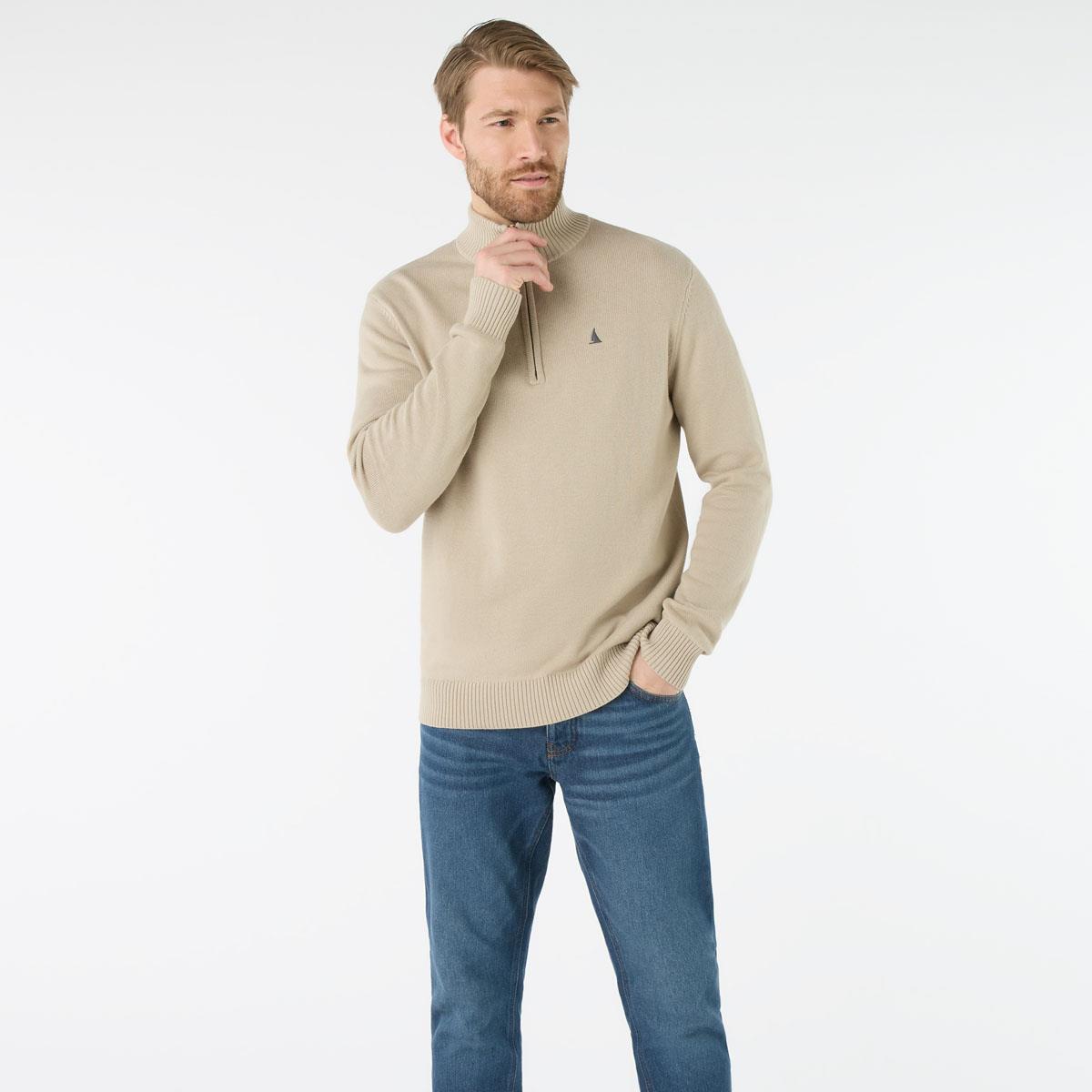 Pure Cashmere Musto Mens Original 1/4 Zip Neck Knit FRONT